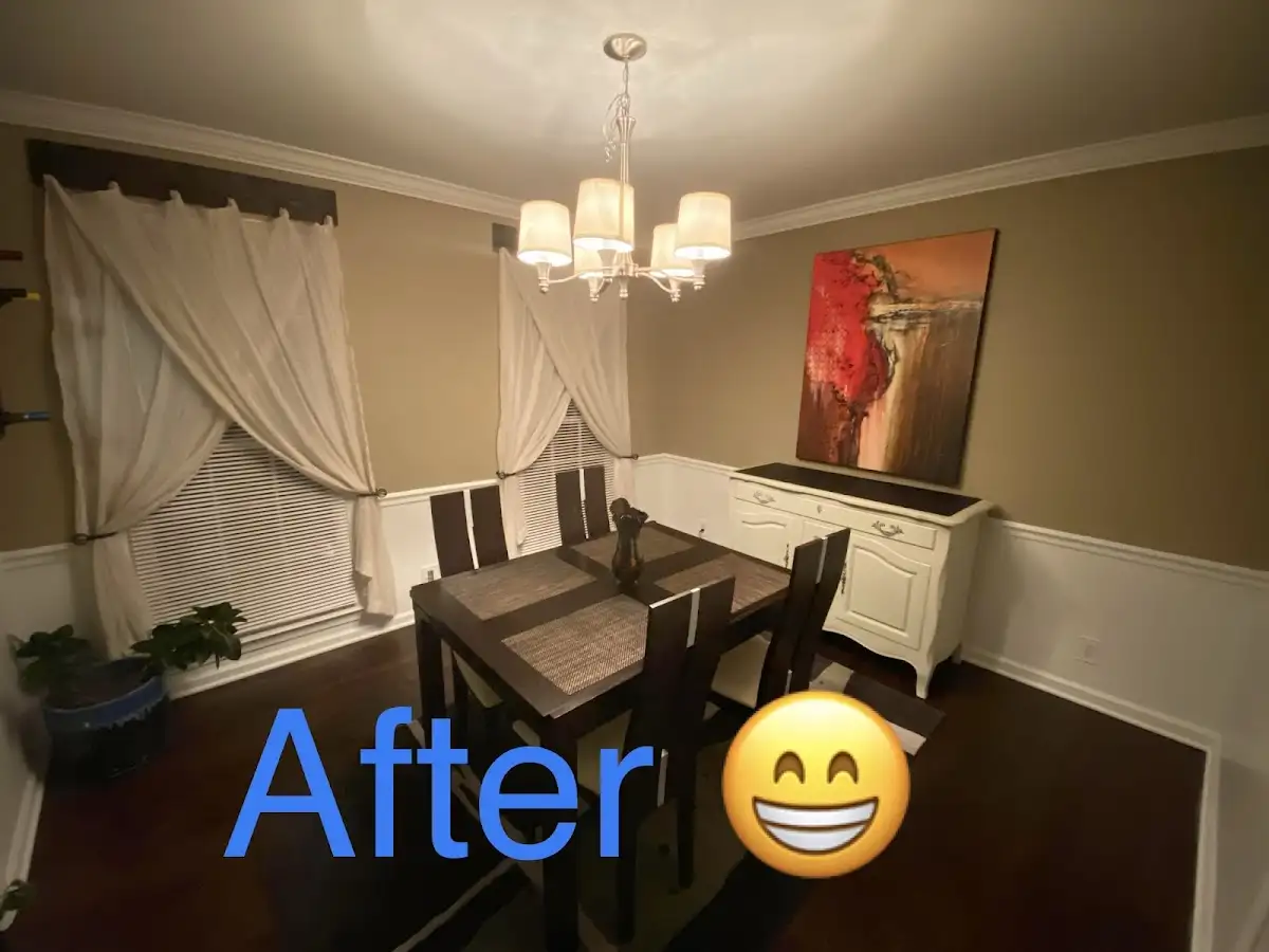 Professional dining room restoration after water damage in South Amboy